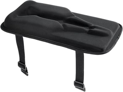 Fiets Achterbank - Kind Zitje - Comfortabel Fietsen - Verstelbare Gesp - 37 x 20 x 4 cm - Zwart