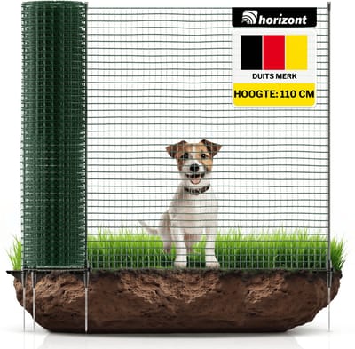 Horizont FIX - Omheiningsnet - 110cm Hoog - 25m Lang - Groen