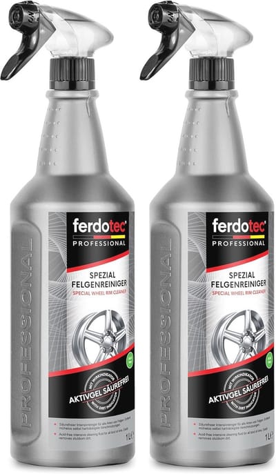 Krachtige Zuurvrije Velgenreiniger met Actie-Indicator | 2 x 1 L voor Alle Velgtypes