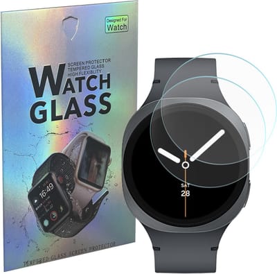 Samsung Galaxy Watch 8 40mm - 2 stuks Beschermglas Smartwatch screenprotectors van glas Transparante glazen schermbeschermfolie