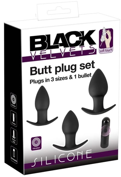 BV Vibrating Butt plugs in 3 s