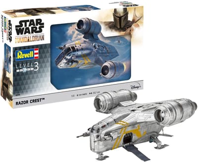 Revell Modelbouwpakket Ruimtevaart - 06781 Star Wars - The Mandalorian: The Razor Crest Plastic - 1:72 - Modelbouw