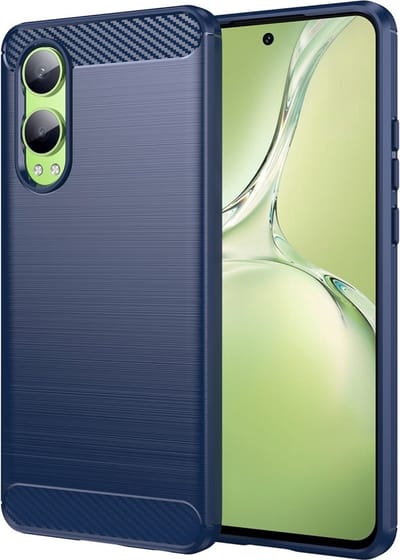 Coverup Hoesje - Geschikt voor OnePlus Nord CE4 Lite 5G Hoesje - Coverup Armor Brushed TPU Back Cover - Blauw