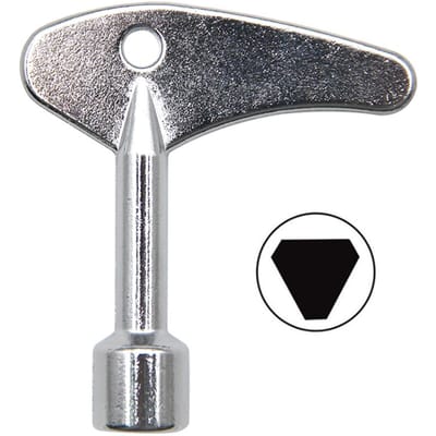 Multifunctionele Interne Driehoekige Sleutel Wrench Lift Watermeter Elektrisch Regelpaneel Elektriciteitsmeter Klep Huishoudelijke Gereedschappen zilver