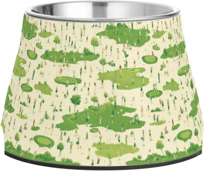 Voerbakken Standaard - Hondenbak Kattenbak - Comfortabel Eten - Anti-slip Ontwerp - 19 x 12.5 cm - Multicolor