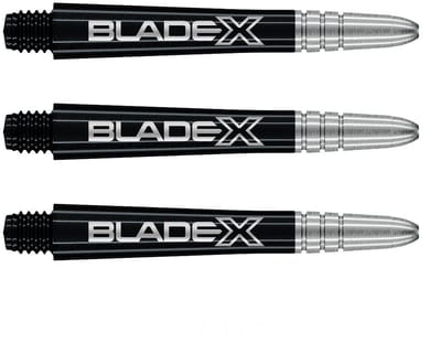Winmau Vecta Blade X Black Silver - Dart Shafts
