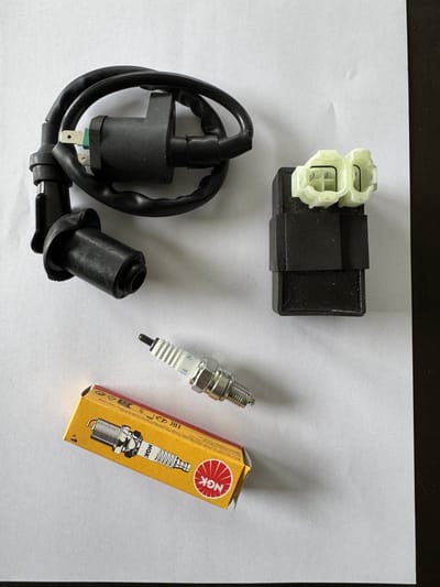 Bobine / CDI / Bougie NGK CR7HSA voor Chinese GY6 Scooter Merk BPC Parts