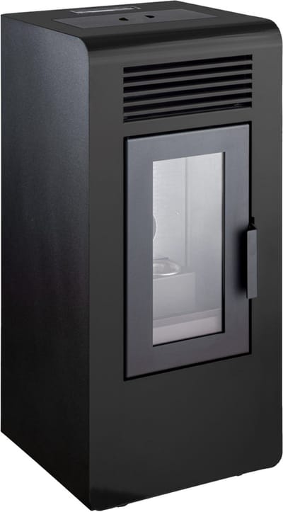 Pelletkachel kopen online - Maximaal vermogen 6,7 kw met rendement 90,7-87,2% - Extra Stove zwart