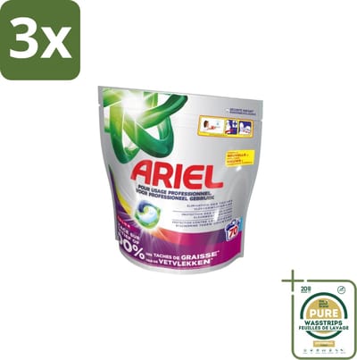 3 x Ariel – Wasmiddel Pods – All-in-1 Color – Kleurbehoud – 70 wasbeurten - Grootverpakking - Kleurbehoud - Wasmiddel Pods - Gekleurd Was - Vlekverwijdering - Wasmachine