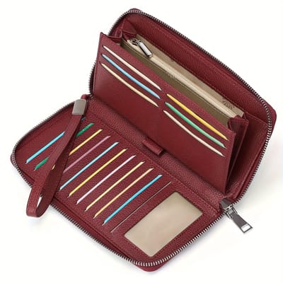 Livé® Damesportemonnee – Vintage RFID Portemonnee met Rits