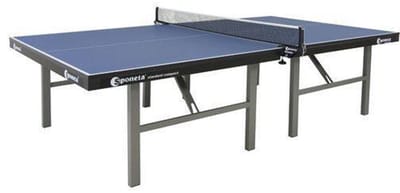 Sponeta® S7-23i Indoor Tafeltennistafel - Inklapbaar - Inclusief tafeltennisnet - ITTF gekeurd net - Instapbeveiliging - Pingpongtafel - Speeltafel voor binnen - 25 mm Tafeltennisblad blauw - LxBxH 274x152,5x76cm - 3 jaar garantie - Made in Germany
