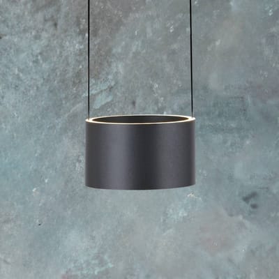 LED hanglamp PURE Clipse, grijs, Ø 20 cm, CCT-dimmer, 2-lamps