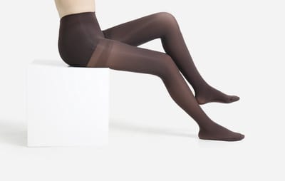 Chocolate brown tights - Bruine Panty Dames 60 Denier - Chocolate Brown - Warm & Dekkend - Comfortabele Pasvorm - S/M - Chocoladebruin
