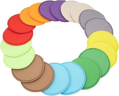 Zitkussens Rond - Vloerkussens Decoratief - Comfortabel Zitten - Set van 20 stuks - Diameter 30 cm - Meerdere Kleuren