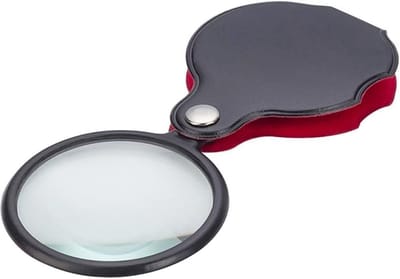 Pocket Handloep - 8x-Zoom - Lens 50mm diameter - Mini Vergrootglas - Leesloep - Leesloep voor Senioren en Slechtzienden
