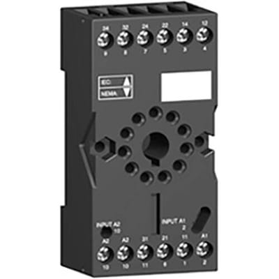 Schneider Electric Socket 11-pole without module plate for RUM3 relay