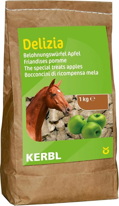 Kerbl Delizia Bio-beloningsbrok Paardensnoepjes - Appel - 1 kg