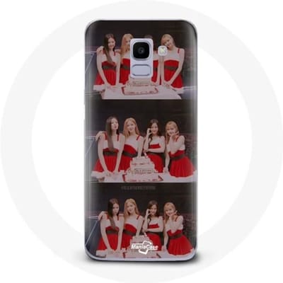Coque pour Samsung Galaxy A8 2018 BLACKPINK Cadeau de Noël Chanson Last Christmas