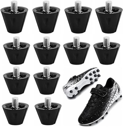 Universele M5 Schroefnoppen voor Voetbalschoenen, Antislip Nylon Noppen met Metalen Kop, Vervangende Noppen voor Rugby en Sportgebruik