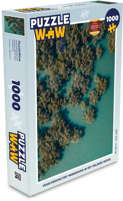 Puzzel mangroven in het heldere water in Australië - Legpuzzel - Puzzel 1000 stukjes volwassenen