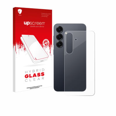 upscreen - Screenprotector voor Samsung Galaxy S25 (Achterkant) - Folie Beschermfolie Beschermglas transparant