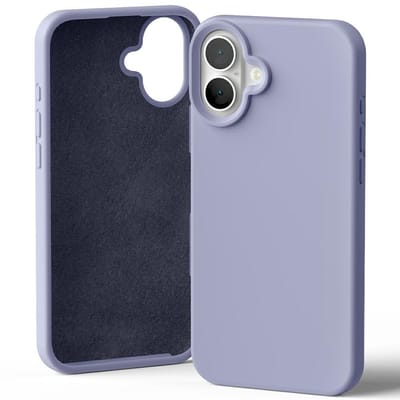 Mercury Serie - Silicone Hoesje - iPhone 16 Plus - Lavendel - Elegant Design