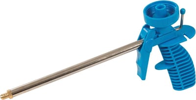 Silverline Lichtgewicht purpistool - roestvrijstalen cilinder - messing mondstuk - 200 mm - inclusief 2 buizen