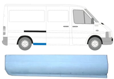 Reparatiepaneel achterspatbord voor Volkswagen LT 1996-2005 / Rechts