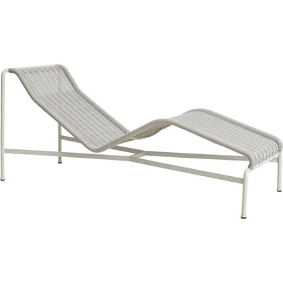 HAY Palissade Cord Chaise Longue - sky grey