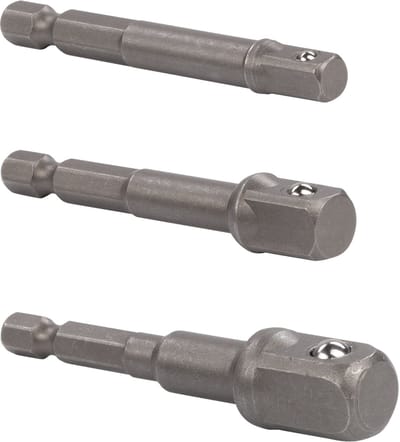 Kreator Dopsleutel KRT502102 - Lang - Adaptor - 3 stuks