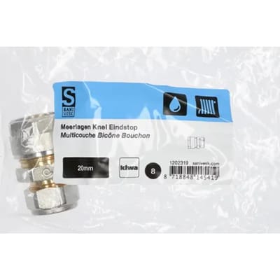Sanivesk Meerlagen Knel Eindstop 20mm