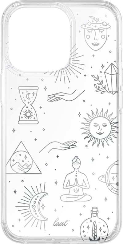 Laut Namaste TPU yogafiguren hoesje voor iPhone 13 Pro Max - transparant