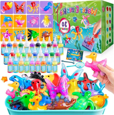 Water Elfjes Knutselset - Aqua Gel - Creatief Spelen - 30 Kleuren - Complete Set - Veelkleurig