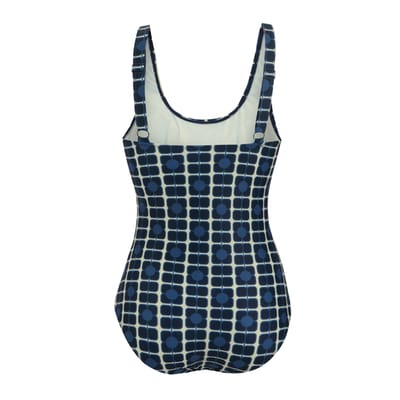 Regatta Dames Orla Kiely Poppy Badpak (Marineblauw)