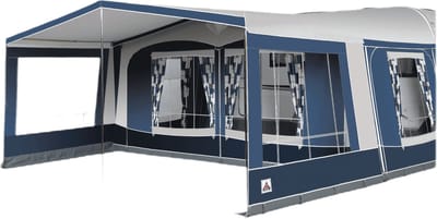 Dorema Locarno Plus Voortentluifel (excl. frame) - Luifels met wanden - Blauw, Grijs