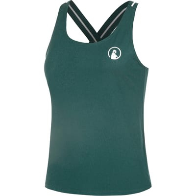 Quiet Please Serve & Volley Tanktop Dames-groen