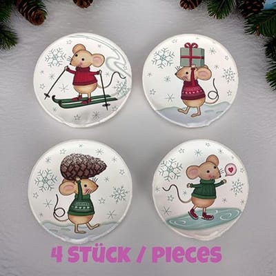 Set van 4 Handwarmers voor Koude Dagen - Herbruikbare Warmte Pads voor Thuis en Onderweg - 8.5 cm Diameter
