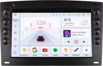 Autoradio met bluetooth - Carplay - Voor Renault Megane 2 (2002-2009) - Geschikt voor Apple en Android - Stereo - Navigatie - Navigatiesysteem auto - 6GB 64GB