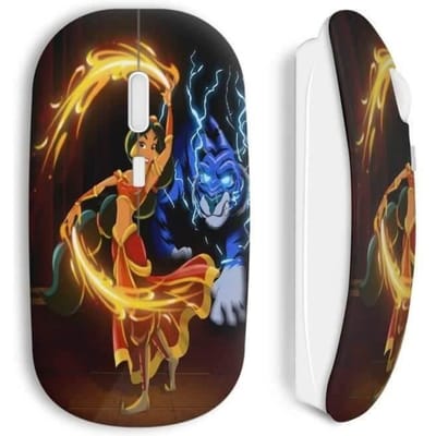 Souris sans fil jasmine aladdin art