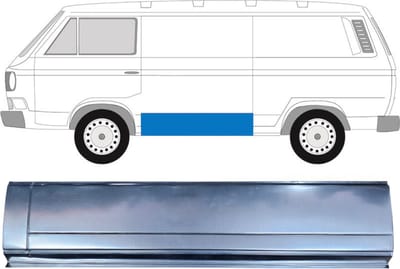Reparatiepaneel zijpaneel voor Volkswagen Transporter T3 1979-1992 / Links