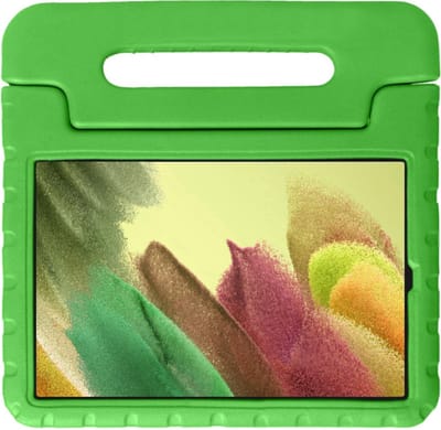 Hoesje - Geschikt voor Samsung Galaxy Tab A7 Lite - Kinderhoes Shockproof Bumper - Kidsproof Case - Tablet Hoes - Kinder Hoes Cover - Groen