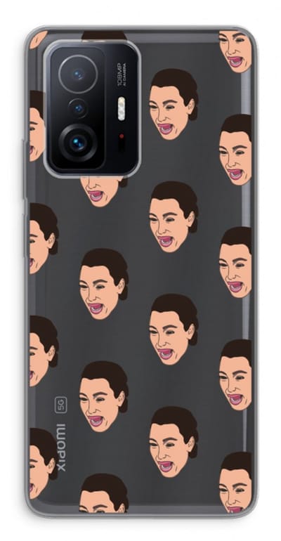 Case Company® - Hoesje geschikt voor Xiaomi 11T hoesje - Ugly Cry Call - Soft Cover Telefoonhoesje - Bescherming aan alle Kanten en Schermrand