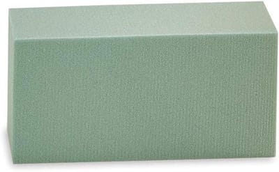 Droog Schuim Blok - Bloemschuim Blok - Bloemen Schikken - Niet-poreuze Structuur - 15x8x5 cm - Groen