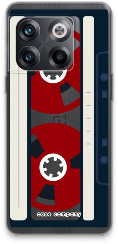 Case Company® - Hoesje geschikt voor OnePlus 10T hoesje - Here's your tape - Soft Cover Telefoonhoesje - Bescherming aan alle Kanten en Schermrand