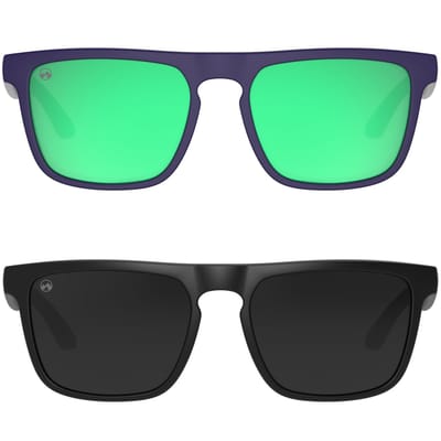 MowMow 2-pack Zonnebril - Gepolariseerd - Heren - Dames - HELIOS collection