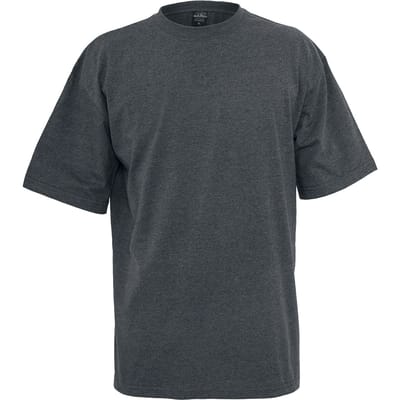 Urban Classics Tall Tee Heren T-shirt - houtskool - XL