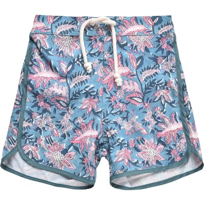 Louise Misha Swim Shorts Aderi Teal Garden Of Eden Maat: 12M | Badmode Outlet | Unisex | Blauw
