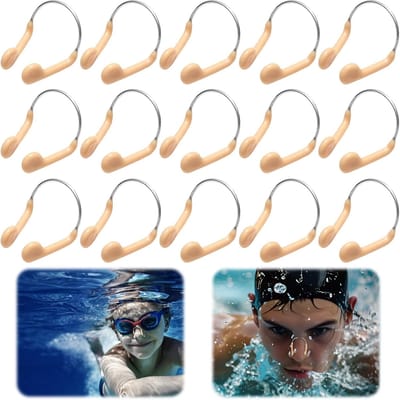 15 stuks - Neusklem zwemmen - neusklem - neusklem zwemmen kind - neusknijper - Zwem Neusklem - zwem neusclip - neusklem zwemmen kinderen - neusklemmetje zwemmen - neus klem zwemmen