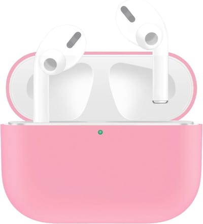 AirPods hoesjes van By Qubix - AirPods Pro / AirPods Pro 2 Solid series - Siliconen hoesje - Roze Airpods Pro Case Hoesje voor Airpods pro Hoes