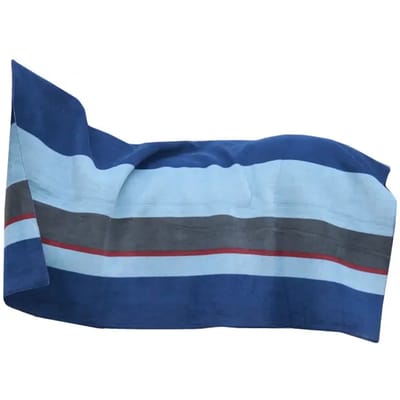 Kentucky Horsewear - Fleecedeken - Heavy - Marinegrijs gestreept - Heavy - 210x200cm
